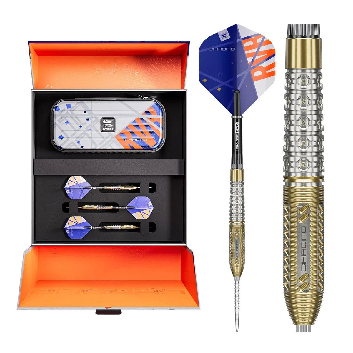 Target Darts Raymond Van Barneveld Chrono 95% Tungsten Steel Tip Darts