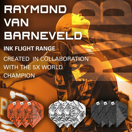 Target Darts Raymond Van Barneveld Ink No2 Flights x3 Sets