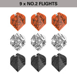 Target Darts Raymond Van Barneveld Ink No2 Flights x3 Sets