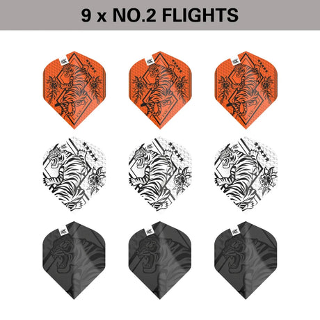 Target Darts Raymond Van Barneveld Ink No2 Flights x3 Sets