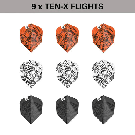 Target Darts Raymond Van Barneveld Ink TENX Flights x3 Sets