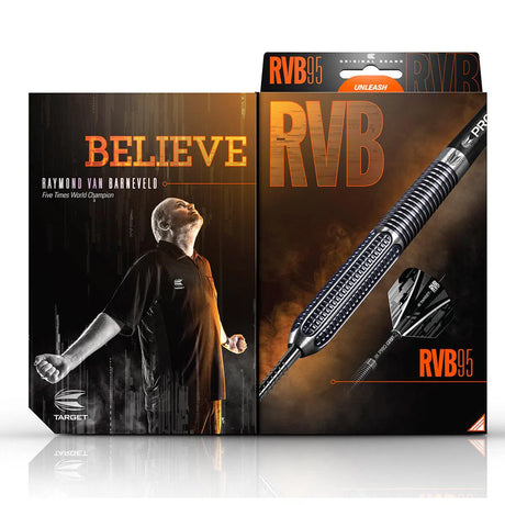 Target Darts Raymond Van Barneveld RVB95 Gen 1 95% Tungsten Steel Tip Darts
