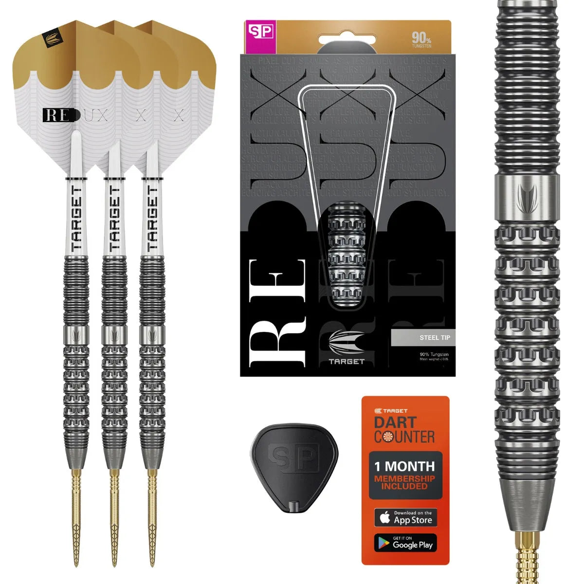 Target Darts Redux 01 SP 90% Tungsten Steel Tip Darts