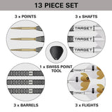 Target Darts Redux 01 SP 90% Tungsten Steel Tip Darts