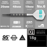 Target Darts Rob Cross 95K 95% Tungsten Soft Tip Darts