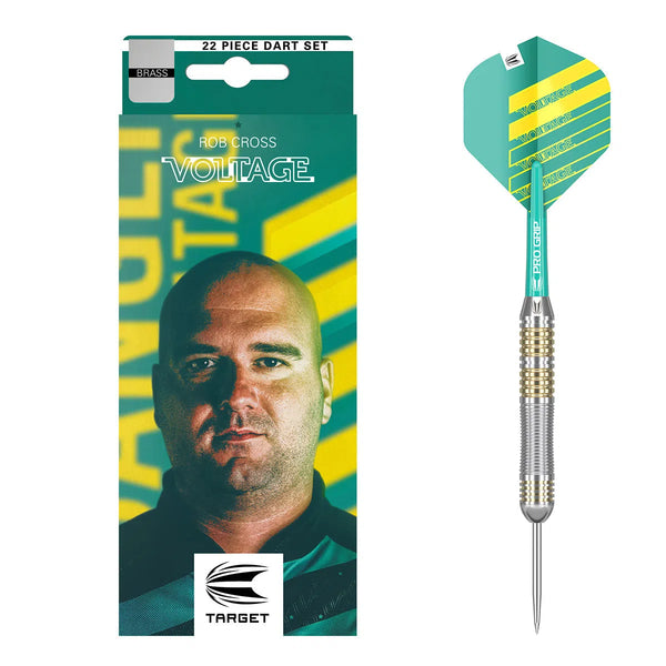 Target Darts Rob Cross Brass Steel Tip Darts-1-22 GRAM-Premier Darts