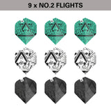 Target Darts Rob Cross Ink No2 Flights x3 Sets