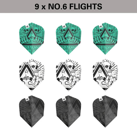 Target Darts Rob Cross Ink No6 Flights x3 Sets