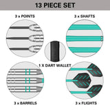 Target Darts Rob Cross Silver Voltage Brass Steel Tip Darts