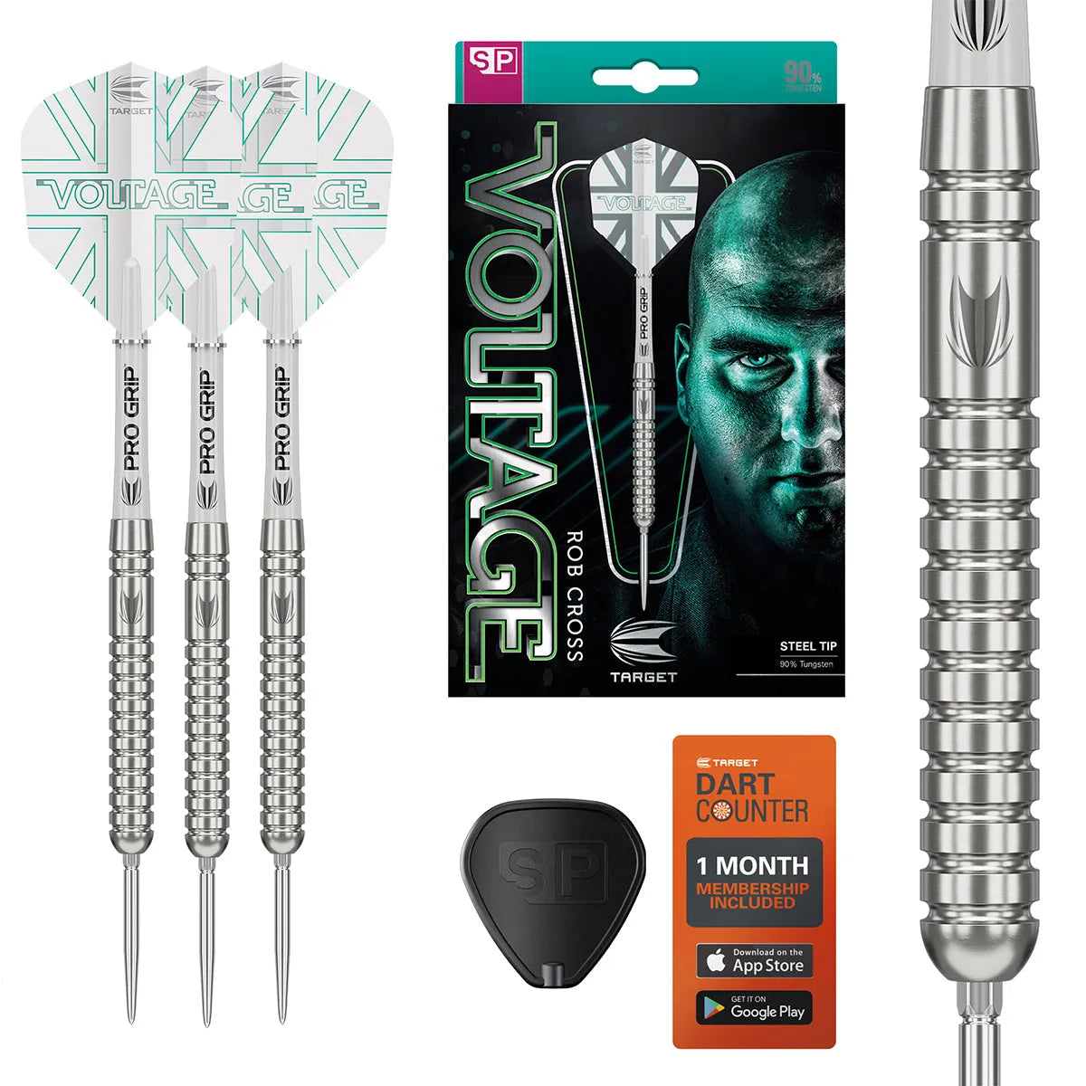 Target Darts Rob Cross Voltage Gen 1 SP 90% Tungsten Steel Tip Darts
