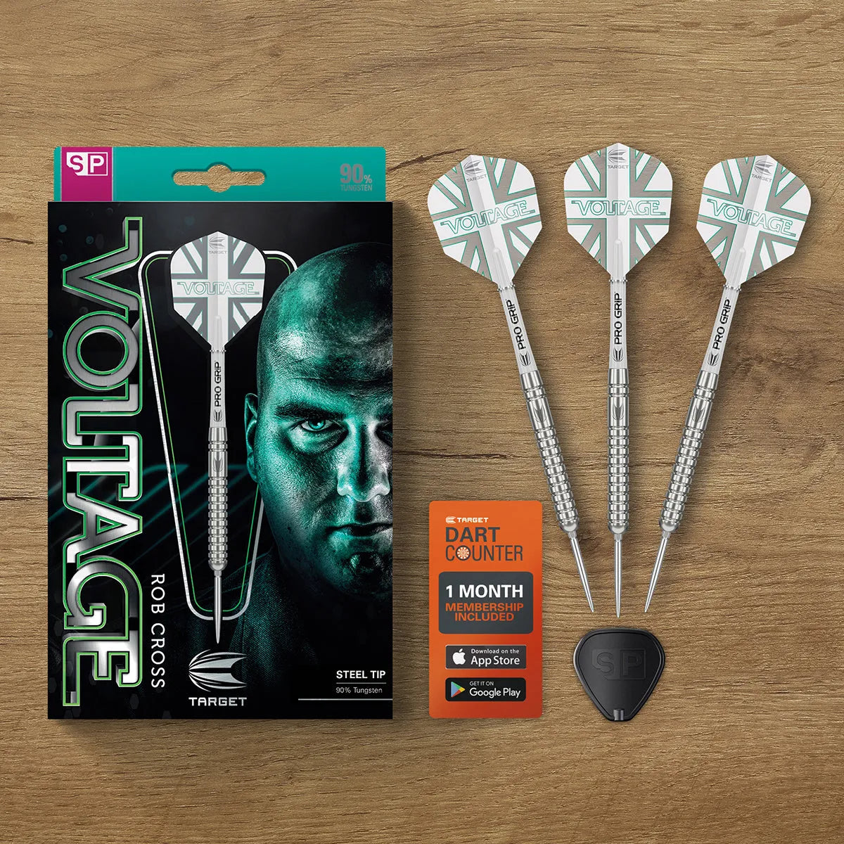 Target Darts Rob Cross Voltage Gen 1 SP 90% Tungsten Steel Tip Darts