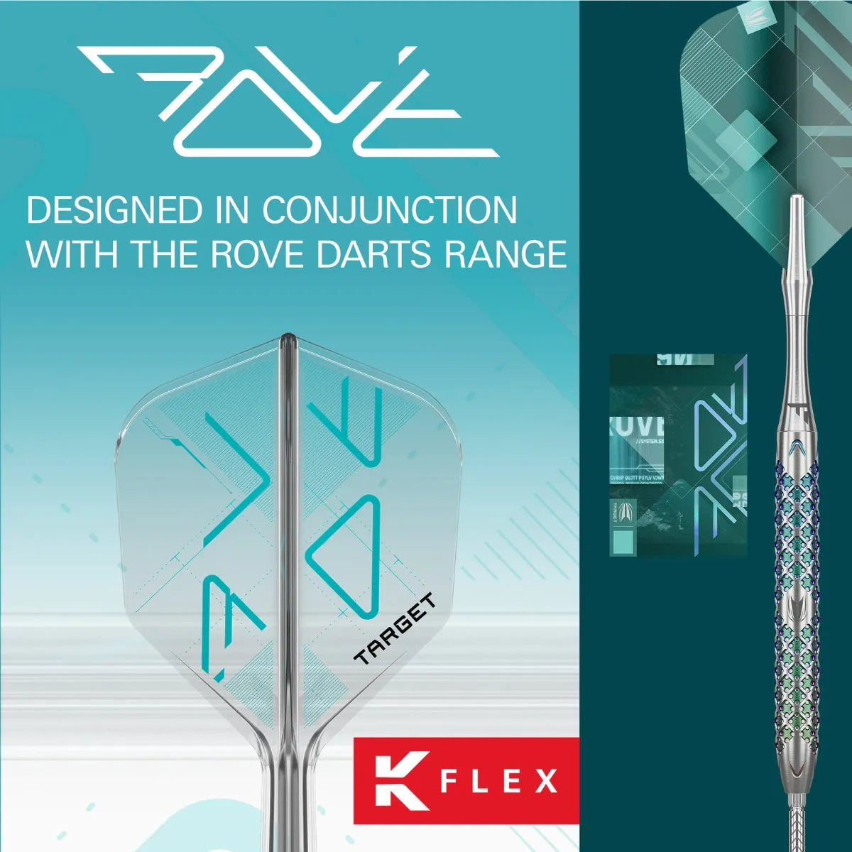 Target Darts Rove K-Flex Flight System No6
