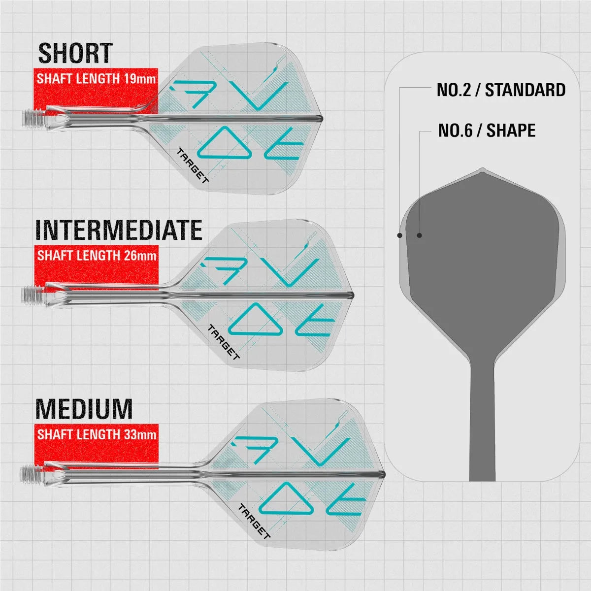 Target Darts Rove K-Flex Flight System No6
