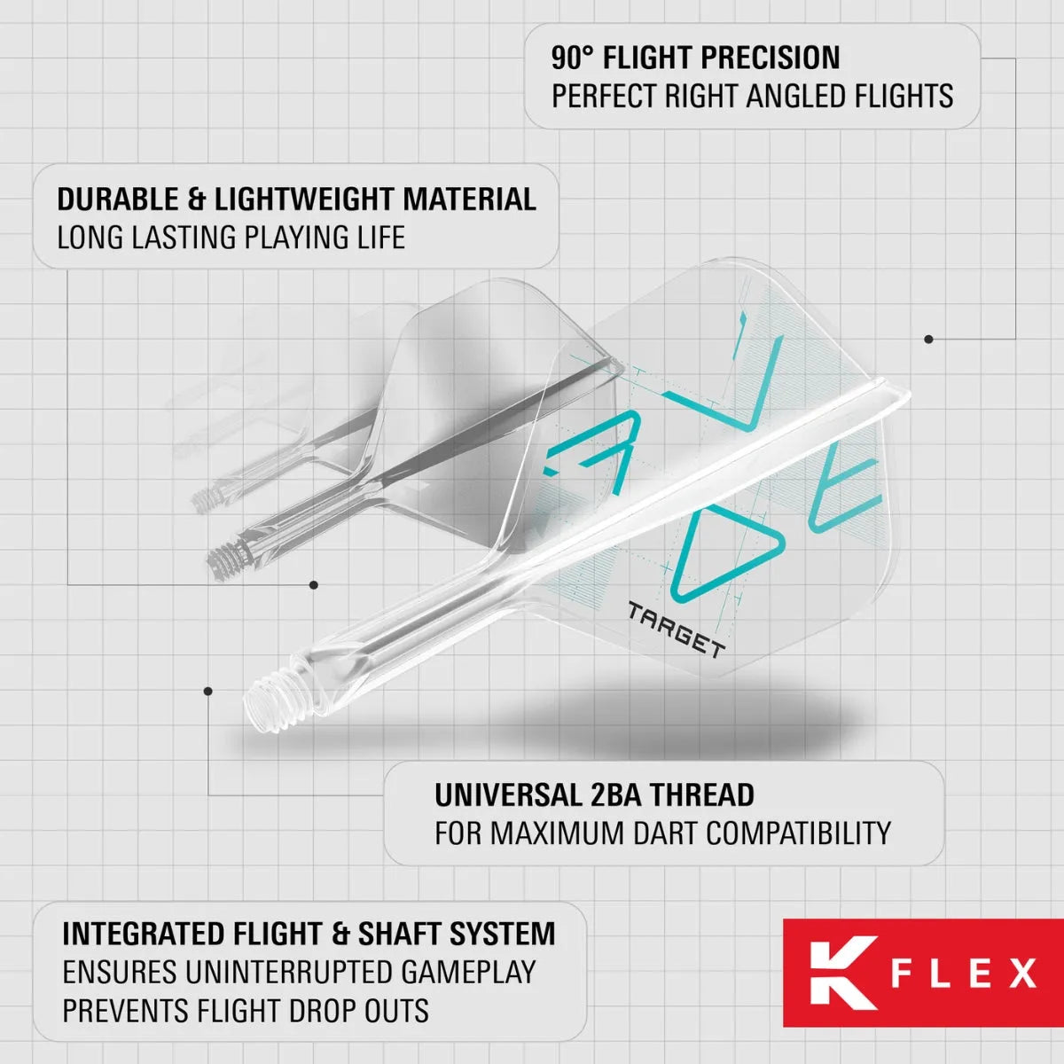 Target Darts Rove K-Flex Flight System No6