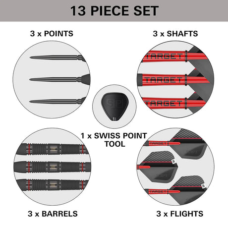 Target Darts Scope SP02 90% Tungsten Steel Tip Darts