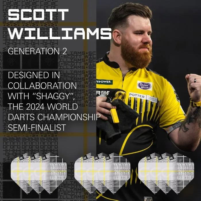 Target Darts Scott Williams G2 No2 Pro Ultra Flights x3 Sets