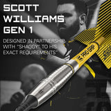Target Darts Scott Williams Gen 1 90% Tungsten Soft Tip Darts