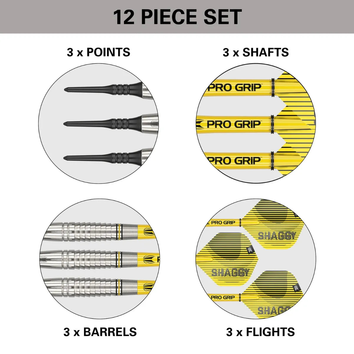 Target Darts Scott Williams Gen 1 90% Tungsten Soft Tip Darts