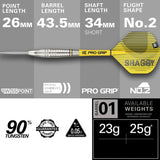 Target Darts Scott Williams Gen 1 SP 90% Tungsten Steel Tip Darts