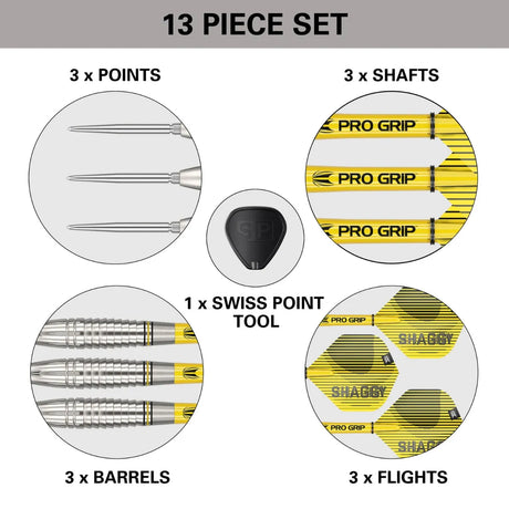 Target Darts Scott Williams Gen 1 SP 90% Tungsten Steel Tip Darts