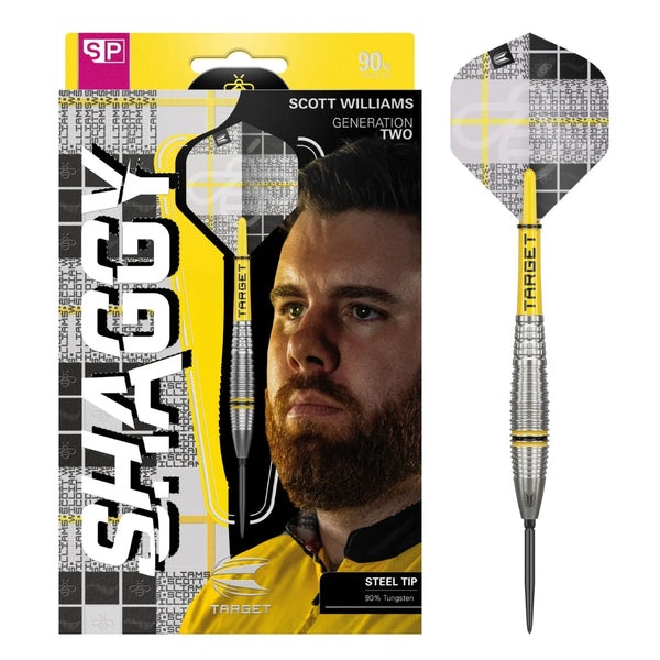 Target Darts Scott Williams Gen 2 SP 90% Tungsten Steel Tip Darts-1-23 GRAM-Premier Darts