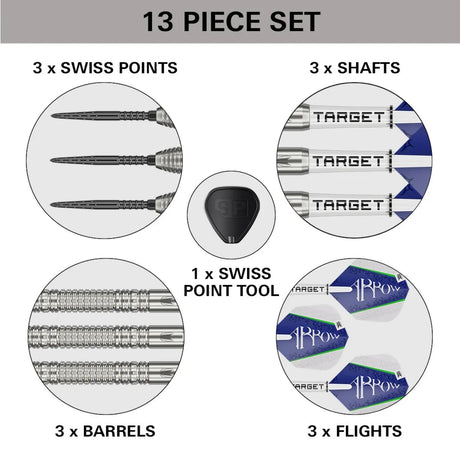 Target Darts Shane McGuirk SP 90% Tungsten Steel Tip Darts
