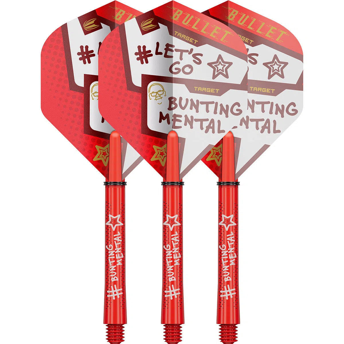Target Darts Stephen Bunting Flight & Shaft Kit