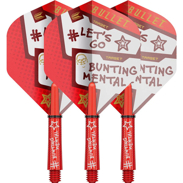 Target Darts Stephen Bunting Flight & Shaft Kit-1-Short-Premier Darts