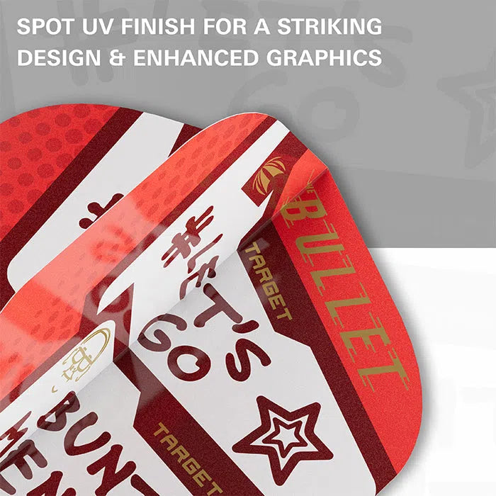 Target Darts Stephen Bunting Pro Ultra No6 Dart Flights x3 Sets