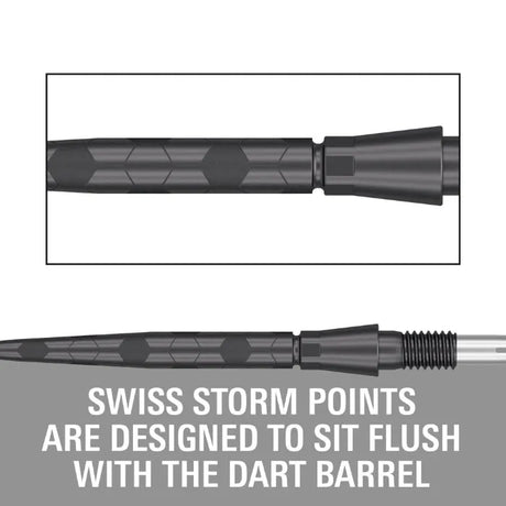 Target Darts Swiss Storm Onyx Dart Points