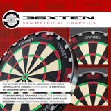 Target Tor Board, Corona Light & Vale Surround Bundle-6-Premier Darts