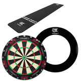 Target Tor Board, World Champion Mat & Tour Surround Bundle-14-Black-Ink-Premier Darts