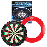Target Tor Board, Corona Light & Tour Surround Bundle-2-Red-Premier Darts