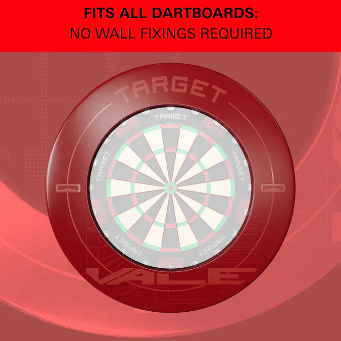 Target Tor Board, Arc Light & Vale Surround Bundle-16-Premier Darts