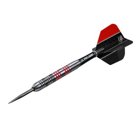 Target Darts Vapor8 80% Tungsten Black/Red Steel Tip Darts