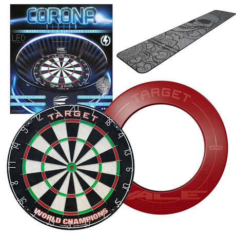 Target Darts World Champion Dartboard Ultimate Custom Bundle