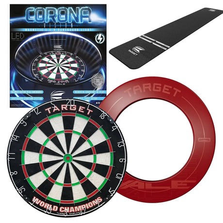 Target Darts World Champion Dartboard Ultimate Custom Bundle