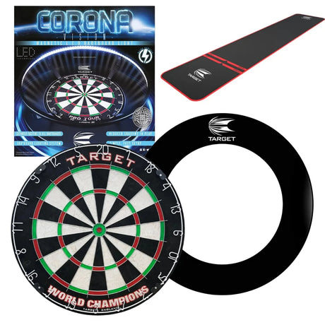 Target Darts World Champion Dartboard Ultimate Custom Bundle