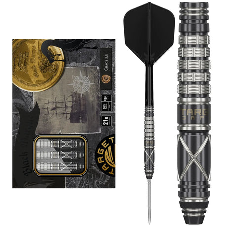 Target Japan Black Marque Chaos 2.0 SP 90% Tungsten Steel Tip Darts