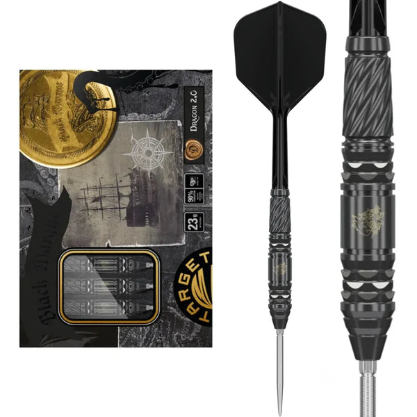 Target Japan Black Marque Dragon G2 SP 90% Tungsten Steel Tip Darts-1-21 GRAM-Premier Darts
