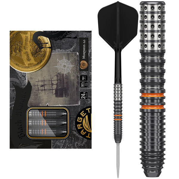 Target Japan Black Marque Morpheus Gen 2 SP 90% Tungsten Steel Tip Darts-1-22 GRAM-Premier Darts