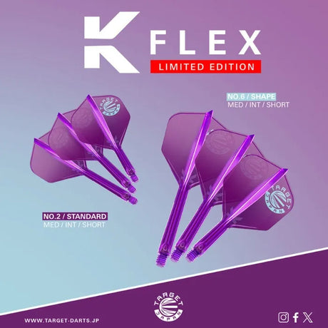 Target Japan Blue Logo Purple Limited Edition K-Flex Flight System No2