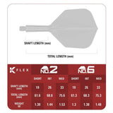 Target Japan Blue Logo Purple Limited Edition K-Flex Flight System No2-3-Short-Premier Darts