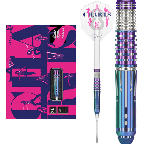 Target Japan Cathy Leung Charis G3 95% Tungsten Steel Tip Darts-1-21 GRAM-Premier Darts