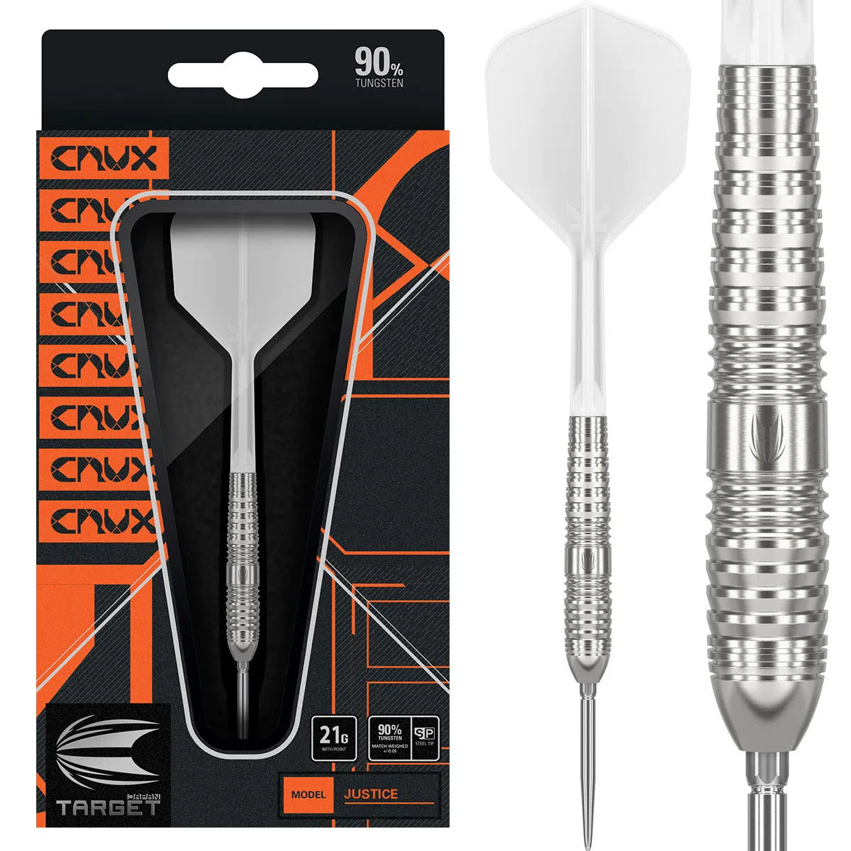 Target Japan Crux JPN Justice 90% Tungsten Steel Tip Darts