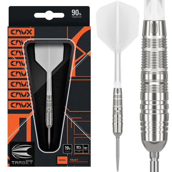 Target Japan Crux JPN Trust 90% Tungsten Steel Tip Darts-1-19 GRAM-Premier Darts