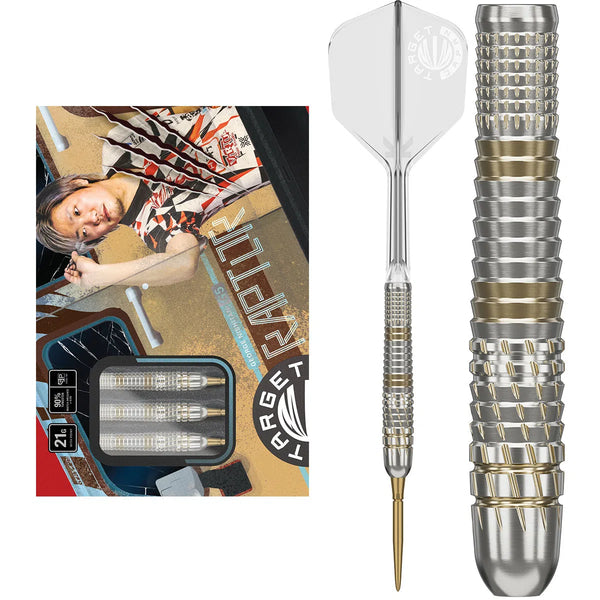 Target Japan George Nishitani Raptor G5 90% Tungsten Steel Tip Darts-1-21 GRAM-Premier Darts