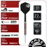 Target Japan George Nishitani Raptor G6 90% Tungsten Steel Tip Darts