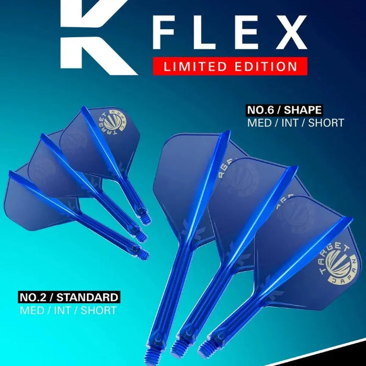 Target Japan Gold Logo Blue K-Flex Flight System No2
