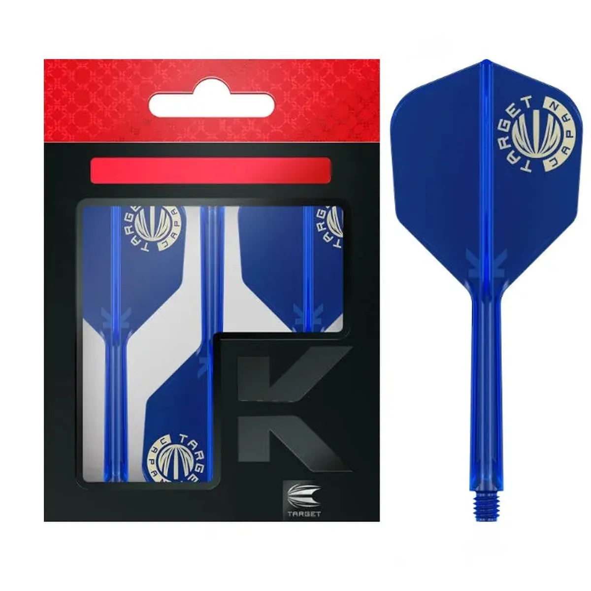 Target Japan Gold Logo Blue K-Flex Flight System No6 – Premier Darts